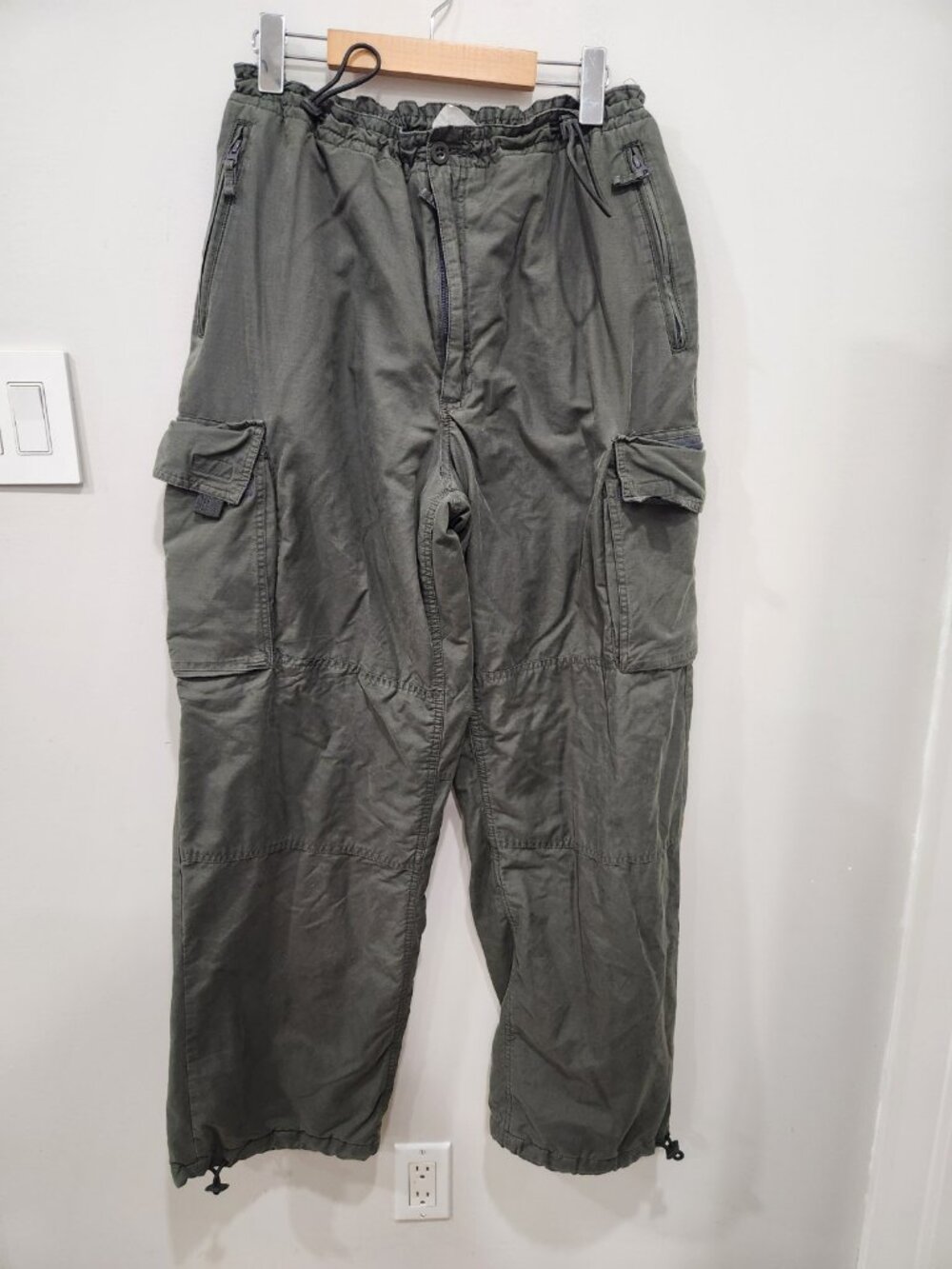 Vintage GAP Parachute Cargo Pants Mens Large Techwear Gorpcore Y2K Utility